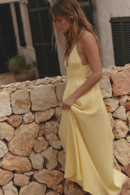 FLOWING MIDI DRESS - Zara фото 12