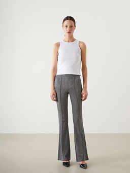 Bisiklet Yaka Parlak Ta?l? Kad?n Atlet