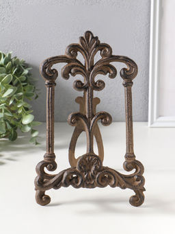 Сувенир чугун "Мольберт королевские вензели" 17х7х27 см