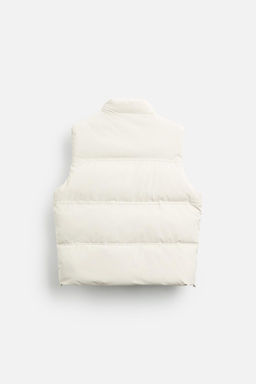 RUBBERISED PUFFER GILET - Zara фото 8