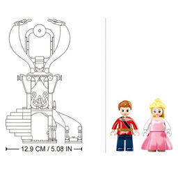 Конструктор «Розовая Мечта. Зимние сказки», 247 деталей