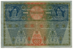 1000 крон 1902 года Австрия  надпечатка