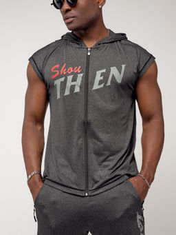 Спортивный костюм летний мужской темно-серого цвета 2264TC - FUYOUKAI фото 16