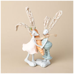 ФИГУРКА ДЕКОРАТИВНАЯ КРОЛИКИ 15.5*8.5*22.5 СМ - Lefard фото 4