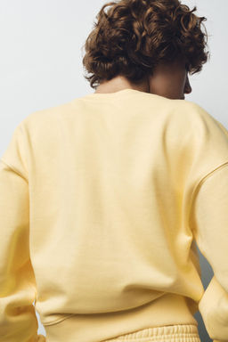 EMBROIDERED SLOGAN PLUSH SWEATSHIRT - Zara фото 15