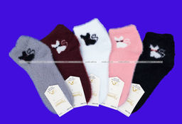 Цена за 10 шт. ПриветBS термоноски женские АНГОРА НОРКА "Кошечка" арт. 2680