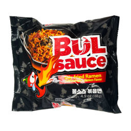 Лапша б/п стир-фрай с огненно-острым соусом BulSauce Stir-Fried Ramen Harim, Корея, 138 г Акция