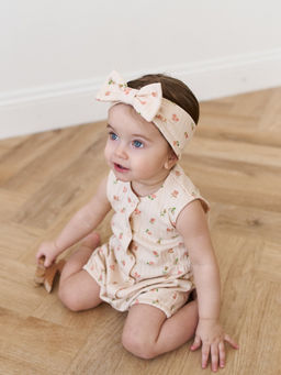 Повязка-бант Цветочки кантри 0+ - Bungly фото 2