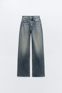 TRF WIDE-LEG HIGH-WAIST JEANS - Zara фото 7