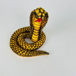 Мягкая игрушка змея - Кобра 20 см - Storyland фото 13