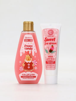 Подарочный набор косметики Сладкого года, гель для душа 200 мл и крем для тела, URAL LAB  фото 3