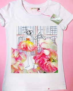 Эксклюзивная футболка Yana Pletneva упаковка плотный Zip пакет!