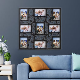 Фоторамка коллаж 53х53 см бабочка / KS808 /уп 24/9 фото черная - Галеонтрейд фото 2