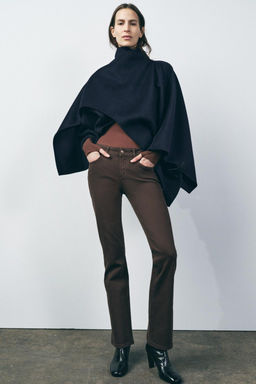 ZW COLLECTION BOOTCUT LOW-RISE JEANS