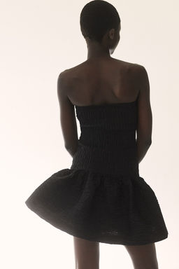 Vestido bandeau fruncido - H&m фото 3