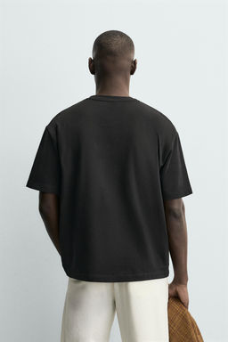 CAMISETA HEAVYWEIGHT B?SICA / Negro - Zara фото 3