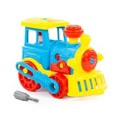 Конструктор-транспорт Паровоз (в сеточке) - Полесье фото 9