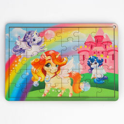 Пазл Любимые лошадки с подсказкой - Лесная мастерская фото 2