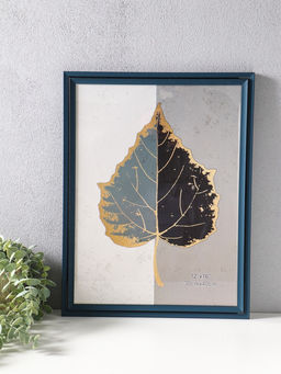 Фоторамка пластик 30х40 см "Остин" иссиня-чёрный 44,2х34,2х1,5 см