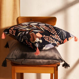 Цена за 2 шт. Наволочка декоративная с кисточками Этель «Флора», 43×43 см