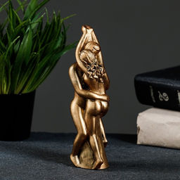 Фигурка гипс Влюбленная пара, бронза, 15?4?4 см