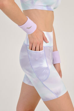 Шорты компрессионные Фиолетовый (Принт)