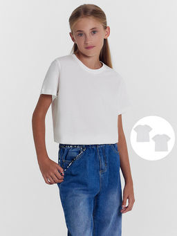 Футболка для девочек в наборе, 2 шт