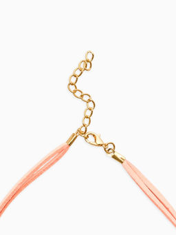 Набор детский «Выбражулька. Космос», 3 предмета: бусы, пусеты, кольцо, розовый, золотой