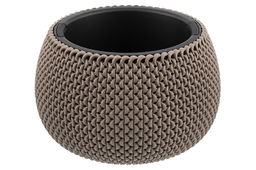 Кашпо 2,3 л 24*24*16 см Сфера серо-коричневое (модель 572) - Elan gallery фото 9