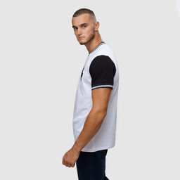 Футболка мужская, цвет белый/принт МИКС, размер L