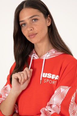 Kad_n K_rm_z_ Sweatshirt Sepette S_rpriz _ndirim - U.s. polo assn фото 2