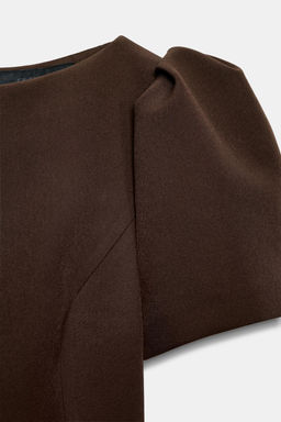 SHORT DRESS WITH PLEATS AND POCKETS