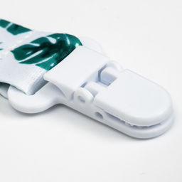 Держатель для соски - пустышки Крошка Я «Листья», на ленте