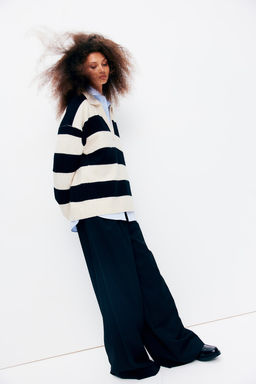 Jersey de punto fino con cuello - H&m фото 4