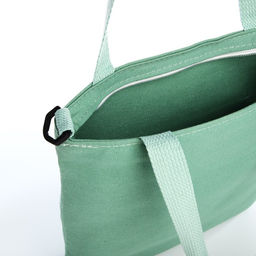 Шопер на молнии, цвет зелёный - Simaland фото 4