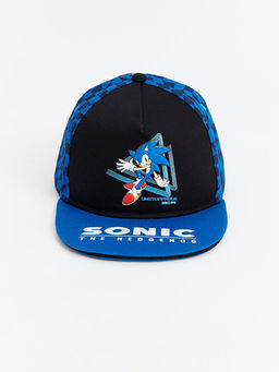 Sonic Bask?l? Erkek ?ocuk Kep ?apka