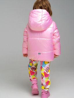 12222851 Куртка с полиуретановым покрытием для девочек