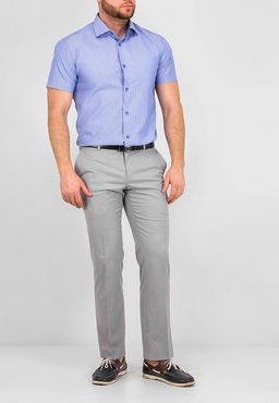 Сорочка мужская короткий рукав GREG 221/109/1017/ZV/1  фото 4