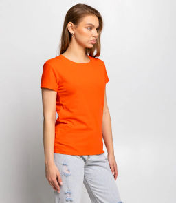 Футболка #ОКТ1665, оранжевый