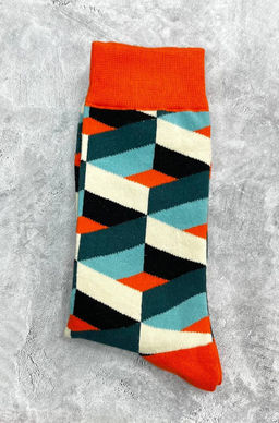 Носки р.40-45 Riiso Оранжевые - Krumpy фото 3