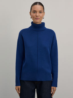 Джемпер из вискозы со швом / Zarina  фото 3