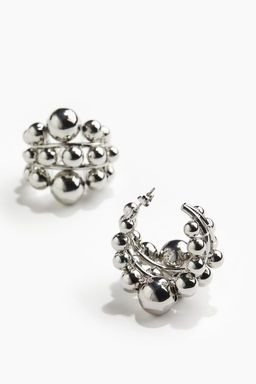 Pendientes de aro con cuentas - H&m фото 3