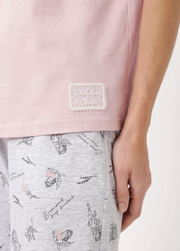 CLE LP15-1171/1 Набор одежды жен. розовый/меланж св.серый - Clever wear фото 4