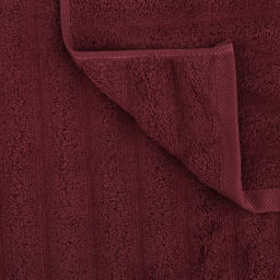 Полотенце махровое "Шелковый путь" 50х90см, хлопок 100%, бордовый (Китай)