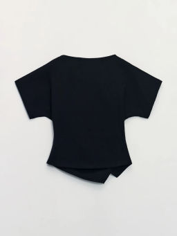 Топ с драпировкой на талии / Zarina  фото 2