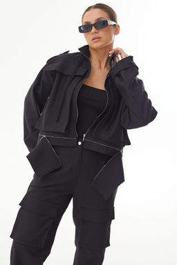 Куртка AURA 7029-164 черный  фото 5