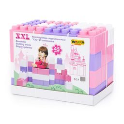 Конструктор строительный XXL, 45 элементов (v2)