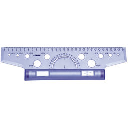 Рейсшина 30см, пластиковый ролик (ЛР20, СТАММ)