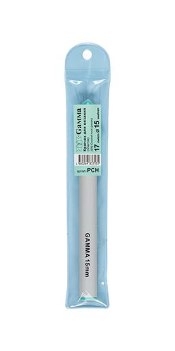 Для вязания Gamma PCH крючок пластик d 15 мм 17 см в чехле