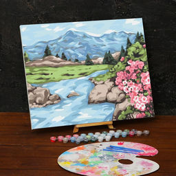 Картина по номерам на холсте с подрамником Сила гор 40 50 см - Школа талантов фото 2